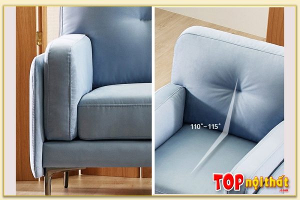 Hình ảnh Đặc điểm chi tiết ghế sofa đơn 1 chỗ ngồi Softop-1001