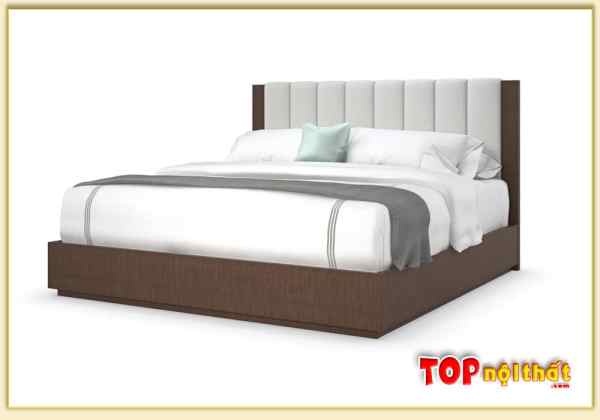 Hình ảnh Giường ngủ đẹp bằng gỗ công nghiệp hiện đại GNTop-0356