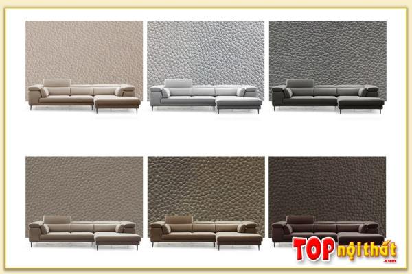 Hình ảnh Màu sắc chất liệu da làm ghế sofa SofTop-0851