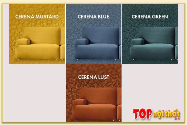 Hình ảnh Màu sắc vải nỉ bọc ghế sofa đơn SofTop-0950