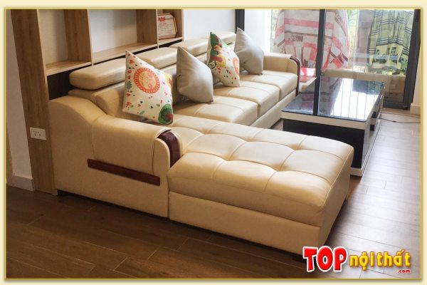 Hình ảnh Mẫu sofa đẹp trang trí phòng khách chung cư sang trọng SofTop-0130