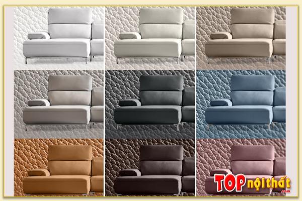 Hình ảnh Những màu sắc cơ bản mẫu ghế sofa văng da SofTop-0626