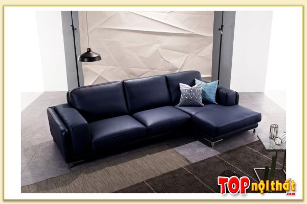 Hình ảnh Sofa góc đẹp chữ L trong phòng khách SofTop-0884