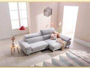 Hình ảnh Bài trí sofa góc nỉ nhỏ gọn trong phòng khách Softop-1102