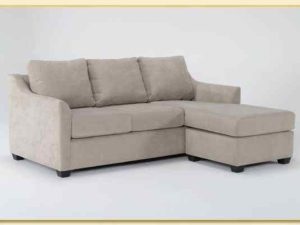 Hình ảnh Chụp góc nghiêng sofa nỉ hình chữ L Softop-1352