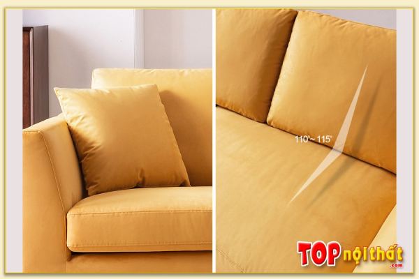 Hình ảnh Đặc điểm chi tiết mẫu ghế sofa văng nỉ Softop-1040