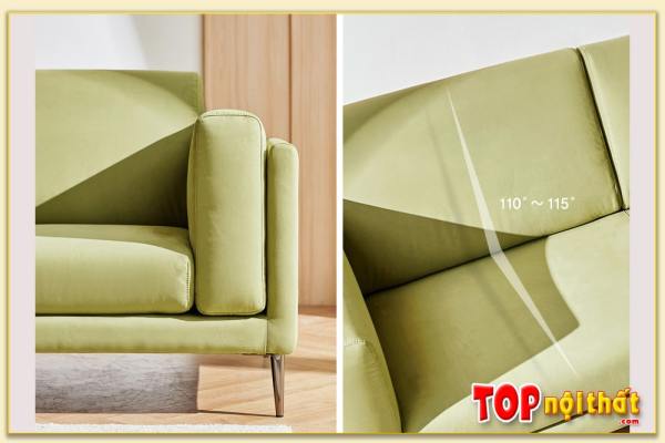 Hình ảnh Đặc điểm chi tiết tay ghế và lưng ghế sofa góc SofTop-0969