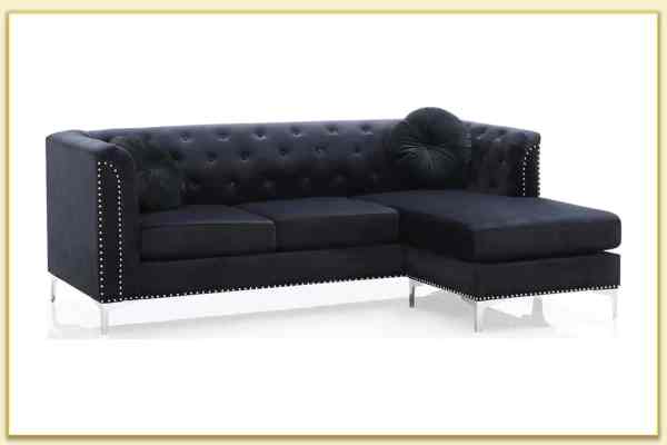 Hình ảnh Ghế sofa góc nỉ chữ L phong cách tân cổ điển Softop-1416