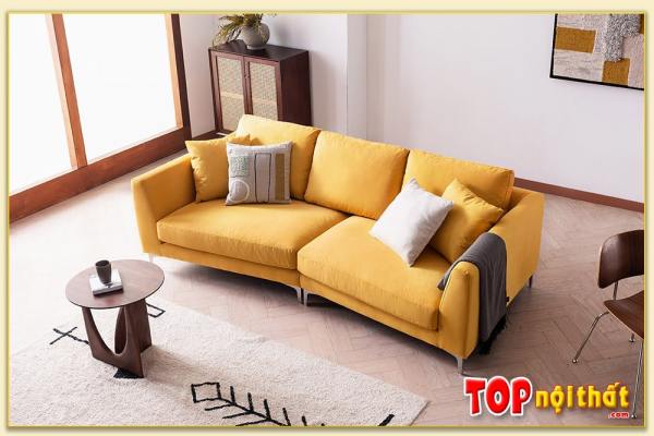 Hình ảnh Ghế sofa văng nỉ 2 chỗ thiết kế độc đáo Softop-1040