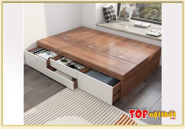 Hình ảnh Giường ngủ đơn giản gỗ công nghiệp đẹp GNTop-0248