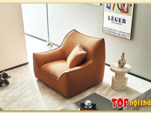Hình ảnh Góc nghiêng mẫu ghế sofa đơn nhỏ mini SofTop-0966
