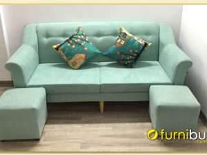 Hình ảnh Sofa nỉ văng thiết kế 2 chỗ kiểu dáng nhỏ xinh SofTop-0155