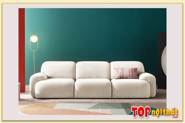 Hình ảnh Sofa phòng khách bọc nỉ văng 3 chỗ SofTop-0662