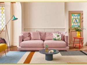 Hình ảnh Bài trí sofa văng nỉ đẹp trong phòng khách Softop-1073