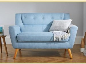 Hình ảnh Chụp chính diện ghế sofa văng nỉ hiện đại Softop-1306