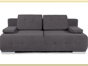 Hình ảnh Ghế sofa văng bọc nỉ đẹp màu nâu Softop-1311