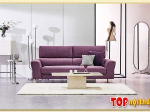 Hình ảnh Mẫu ghế sofa văng đẹp chụp chính diện Softop-1007